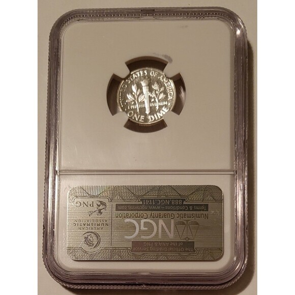 1959 Roosevelt Dime Proof PF66 Cameo NGC - Picture 2 of 2